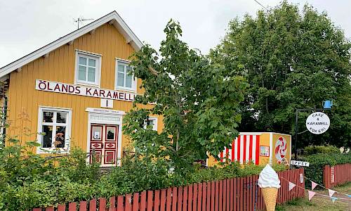 Café & Karamellkokeriet i Bredsättra. Foto Mats Neander.